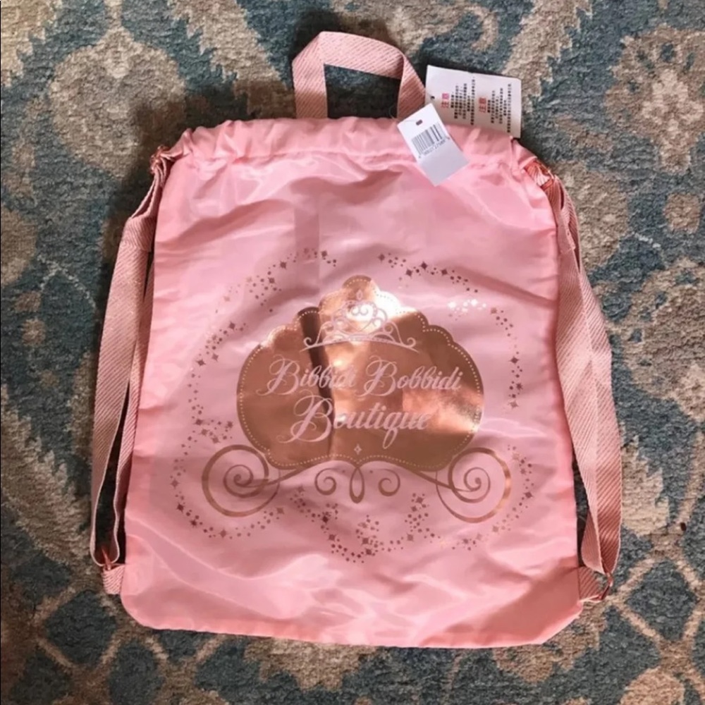 Girls Bibbity Boppity Boutique pink & gold backpac